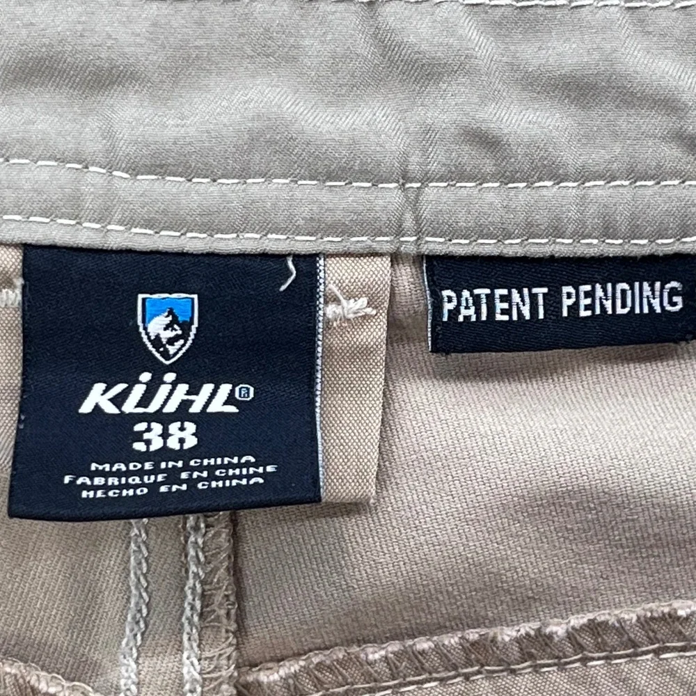 Kuhl Radikl Shorts Mens 38 Khaki Tan Hiking Outdoor Stretch Cargo Style 5068